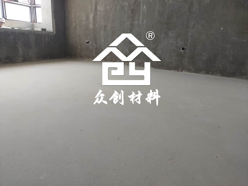 融創江濱之城厚層水泥基自流平成品